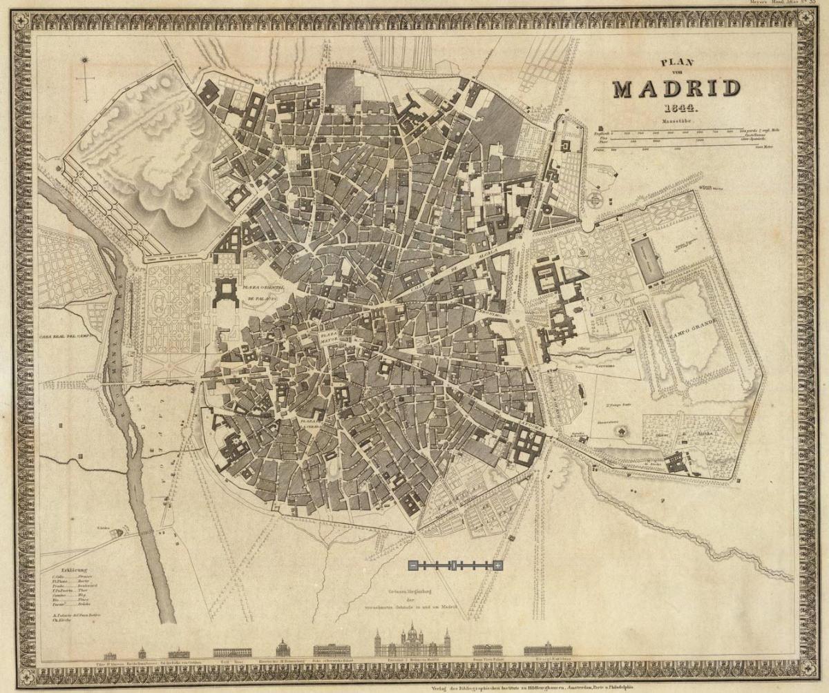 peta dari Madrid old town
