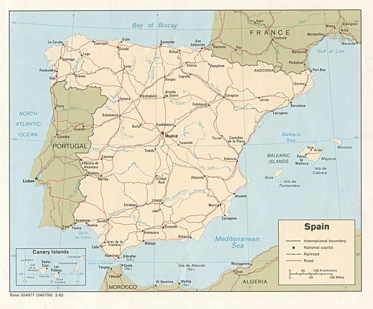 Madrid pada peta