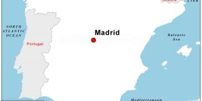 Peta dari ibukota Spanyol