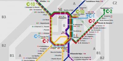 Peta dari Madrid atocha railway station
