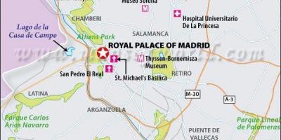 Peta lokasi real Madrid